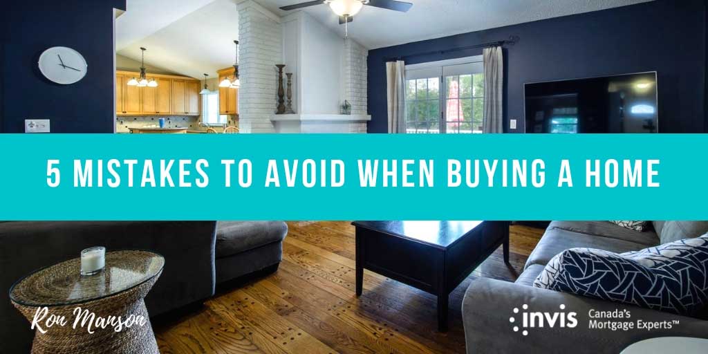 5 Mistakes to Avoid When Buying Your First House